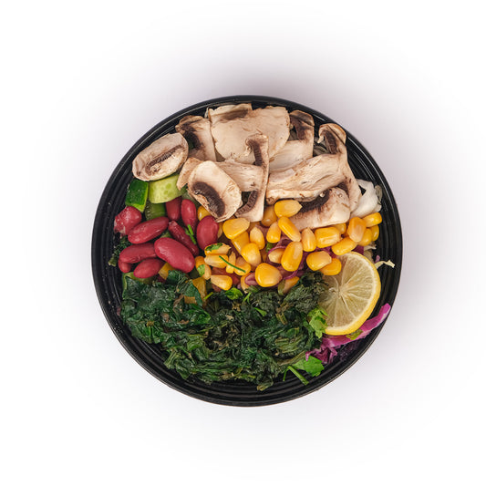 Mushroom & Spinach Salad